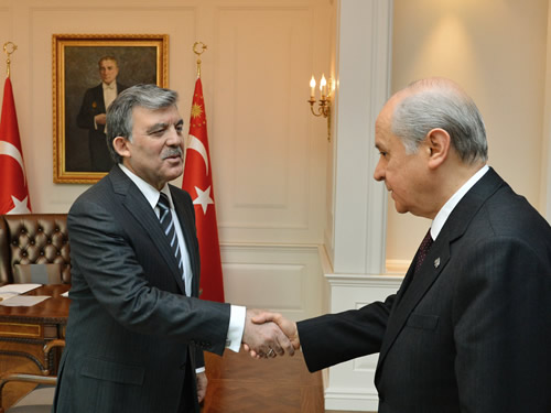 MHP Genel Başkanı Bahçeli Çankaya Köşkü’nde